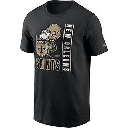 Nike Men's New Orleans Saints Rewind Essential Black T-Shirt