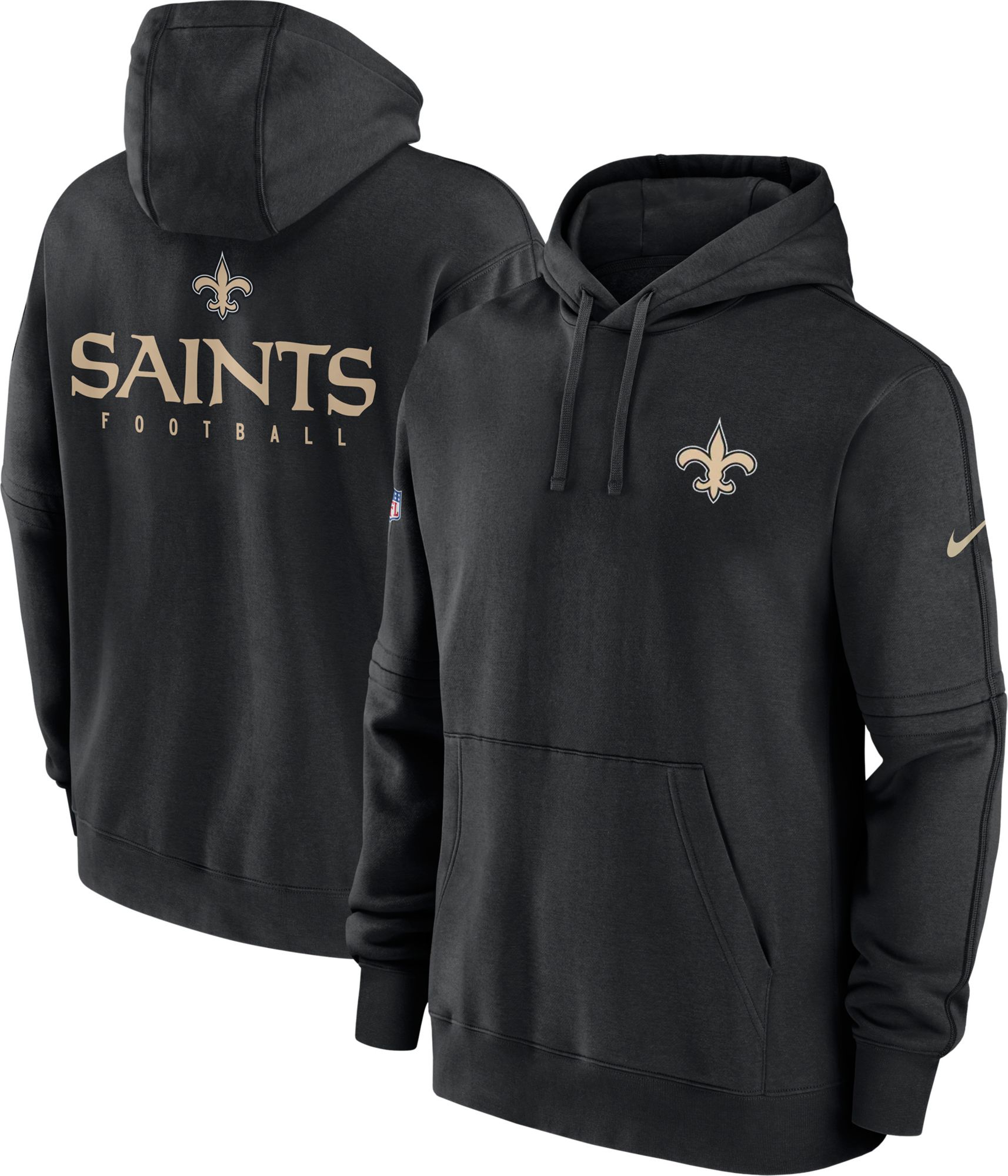 NFL Lightweight Hoodie - New Orleans Saints, Medium S-24206NOS-M - Uline