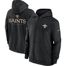 Nike Men's New Orleans Saints 2023 Sideline Club Black Pullover Hoodie