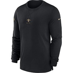 Nike Men's New Orleans Saints Sideline Player Black Long Sleeve T-Shirt
