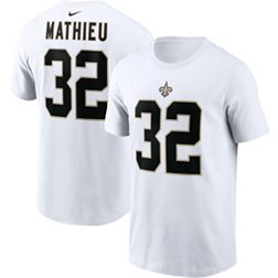 Nike Men's New Orleans Saints Tyrann Mathieu #32 White T-Shirt
