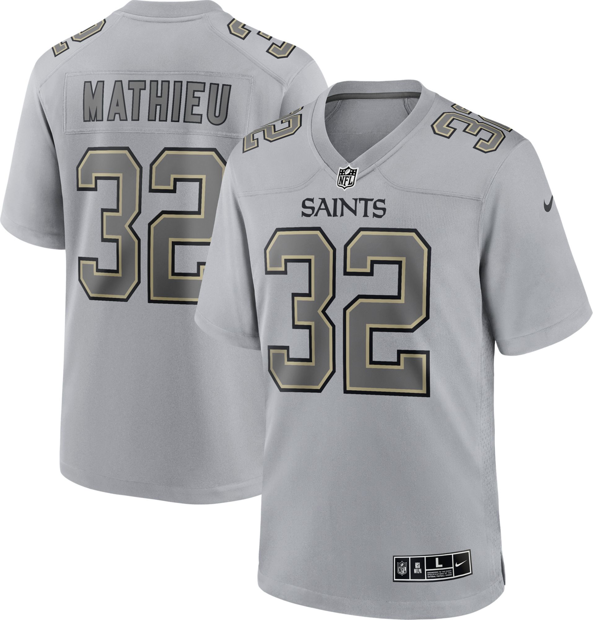 Nike New Orleans Saints No41 Alvin Kamara Gray Men's Stitched NFL Limited Gridiron Gray Jersey
