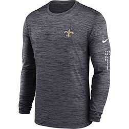 Nike Men's New Orleans Saints Sideline Alt Black Velocity Long Sleeve T-Shirt