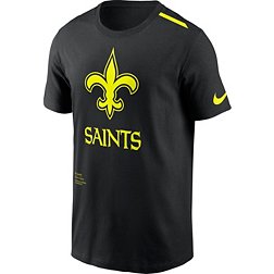 Nike Men's New Orleans Saints 2023 Volt Black T-Shirt
