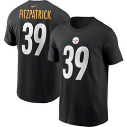 Nike Men's Pittsburgh Steelers Minkah Fitzpatrick #39 Black T-Shirt