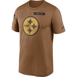 Nike Men's Pittsburgh Steelers 2023 Salute to Service Brown Legend T-Shirt