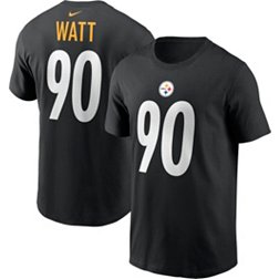 Nike Men's Pittsburgh Steelers T.J. Watt #90 Black T-Shirt