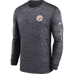 Nike Men's Pittsburgh Steelers Sideline Alt Black Velocity Long Sleeve T-Shirt
