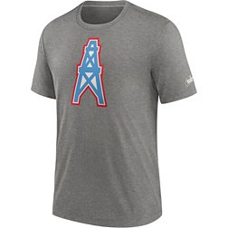 Nike Men's Tennessee Titans Rewind Logo Dark Grey Heather T-Shirt