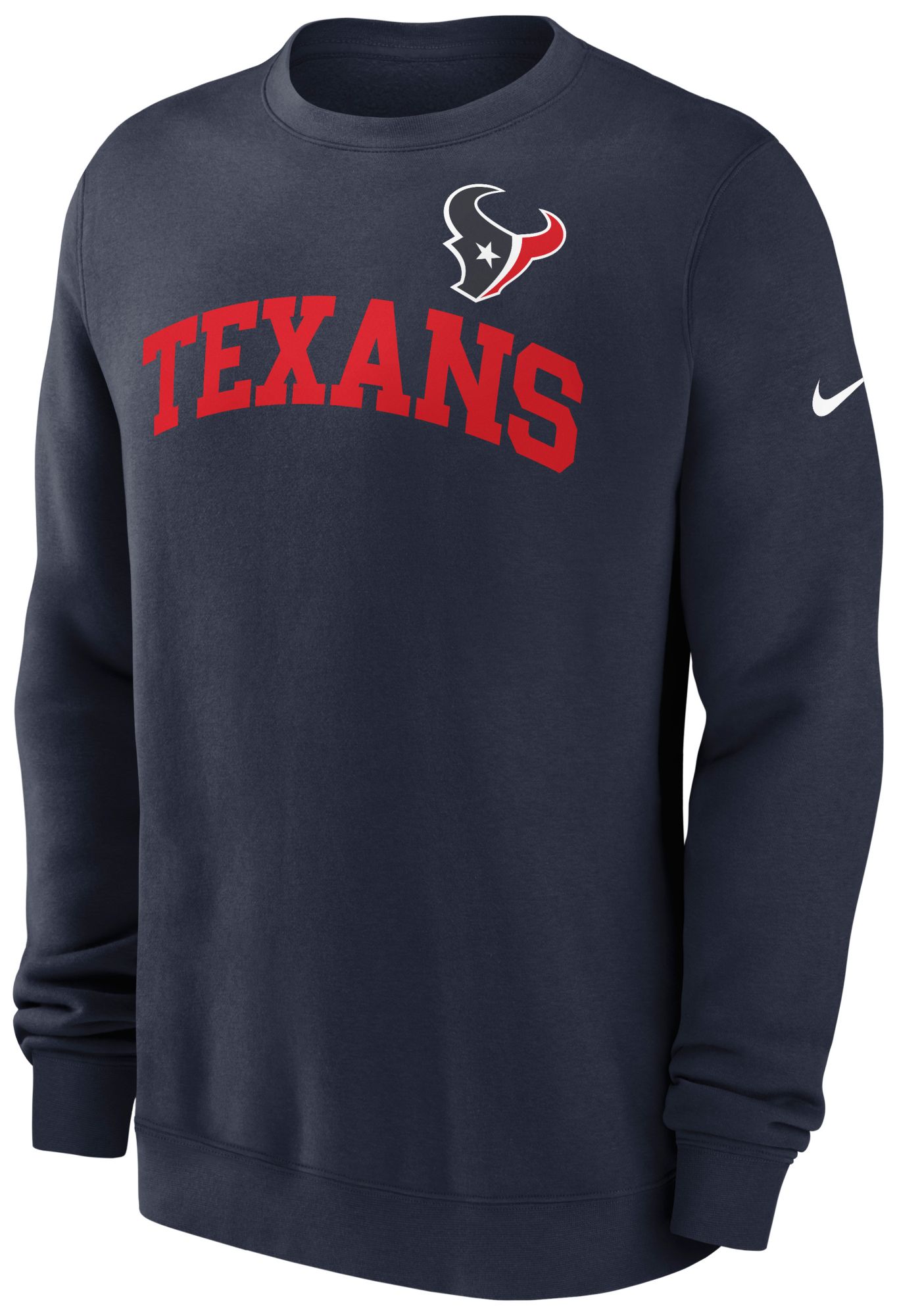 Nike Men's Houston Texans Club Navy Crew