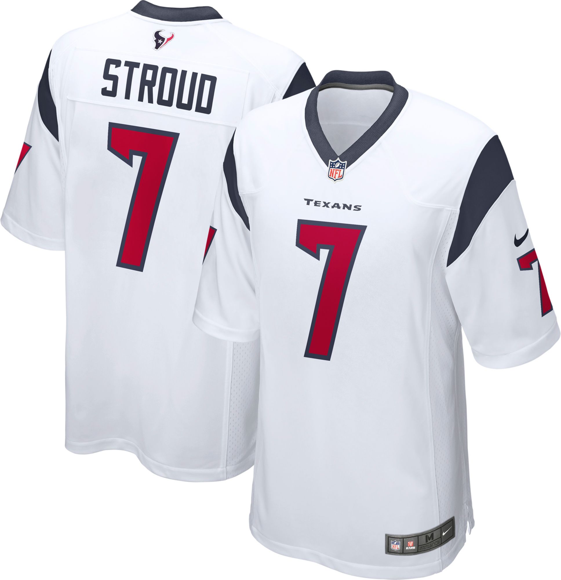 Nike Men's Houston Texans C.J. Stroud #7 White Game Jersey