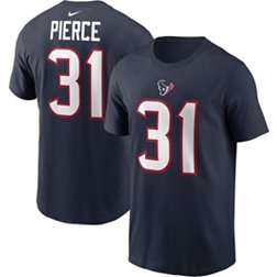 Nike Men's Houston Texans Dameon Pierce #31 Navy T-Shirt