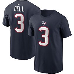 Nike Men's Houston Texans Tank Dell #3 Navy T-Shirt