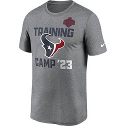 Nike Men's Houston Texans Training Camp 2023 Classic Dark Grey Heather T-Shirt