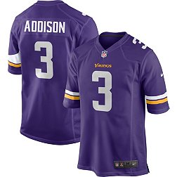 Nike Men's Minnesota Vikings Jordan Addison #3 Purple Game Jersey