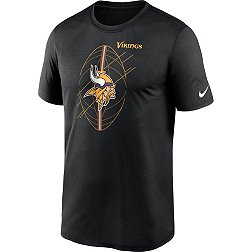 Nike Men's Minnesota Vikings Legend Icon Black T-Shirt