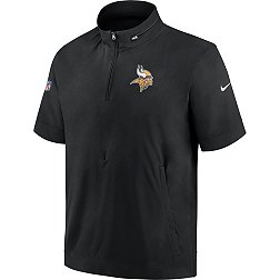 Nike Men's Minnesota Vikings Sideline Coach Black Short-Sleeve Jacket