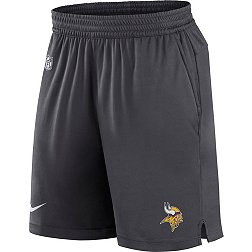 Nike Men's Minnesota Vikings Sideline Knit Anthracite Shorts