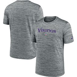Nike Men's Minnesota Vikings Sideline Velocity Grey T-Shirt