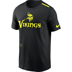 Nike Men's Minnesota Vikings 2023 Volt Black T-Shirt