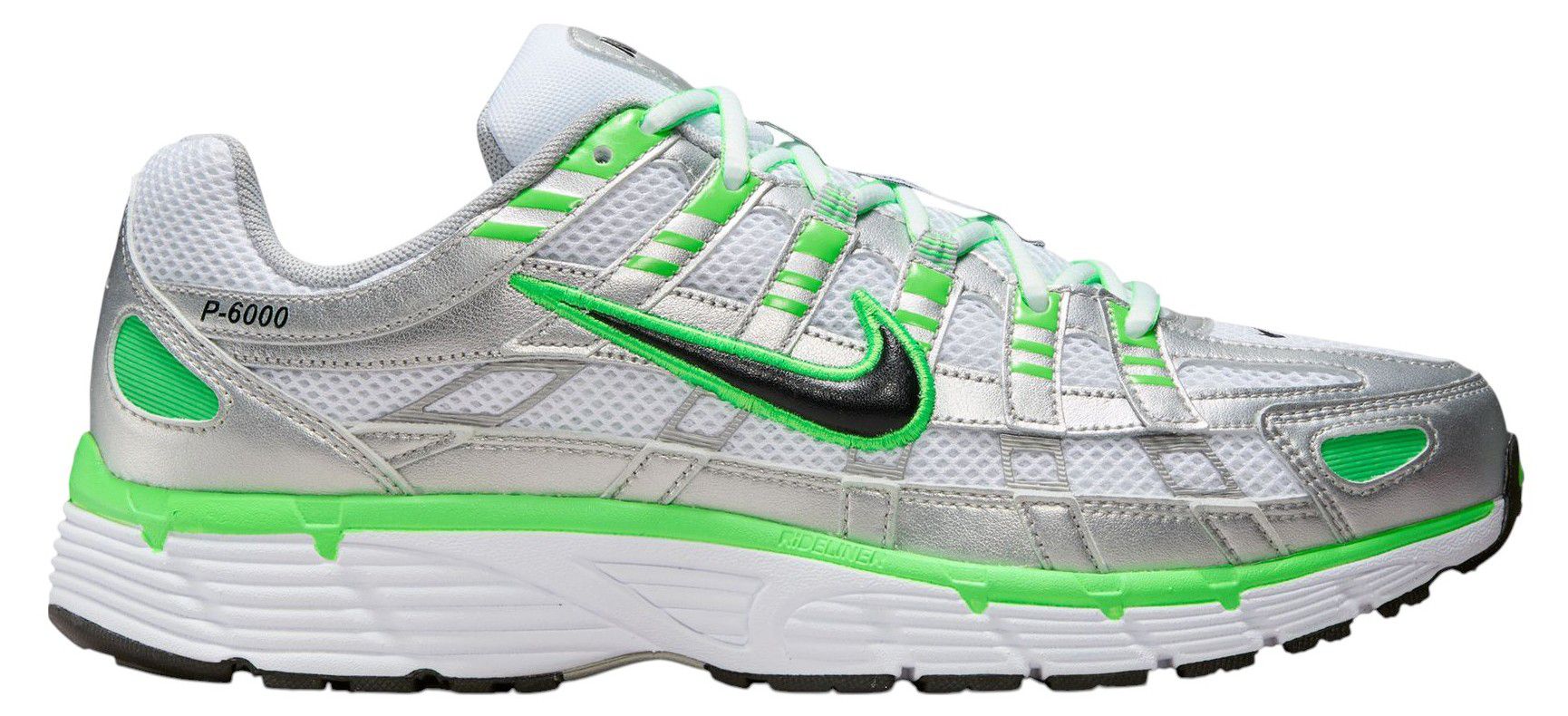 Silver/Black/White/Green