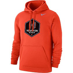 Nike Houston Dash Sleeve Hit Orange Therma Pullover Hoodie