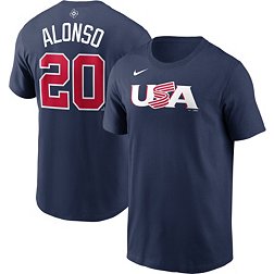 Pete Alonso #20 - Game Used Jackie Robinson Day Jersey and Hat - 0