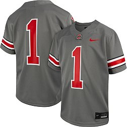 Nike Toddler Ohio State Buckeyes #1 Grey Replica Football Jersey
