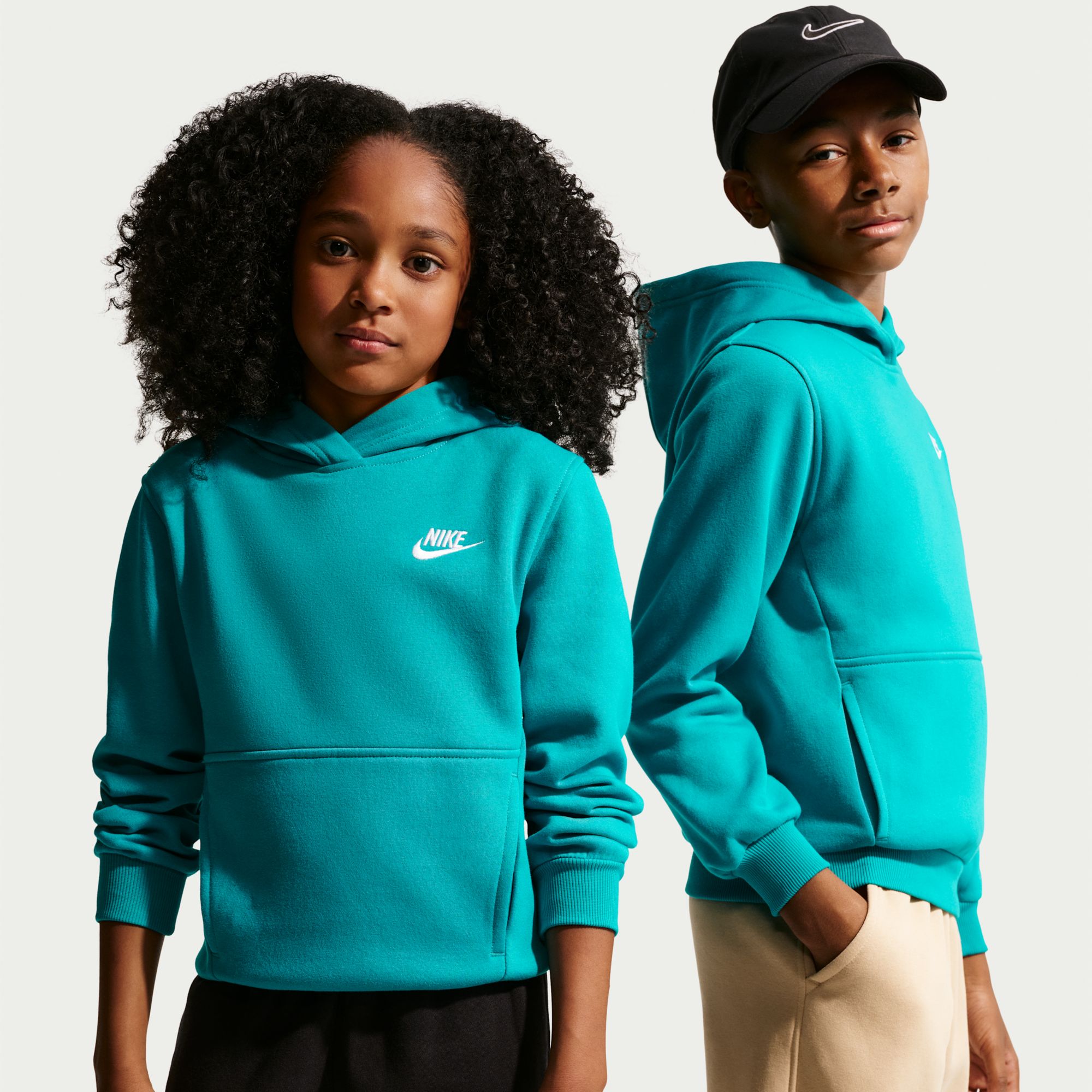 Nike Kids' Fit Sportswear Club Fleece Hoodie