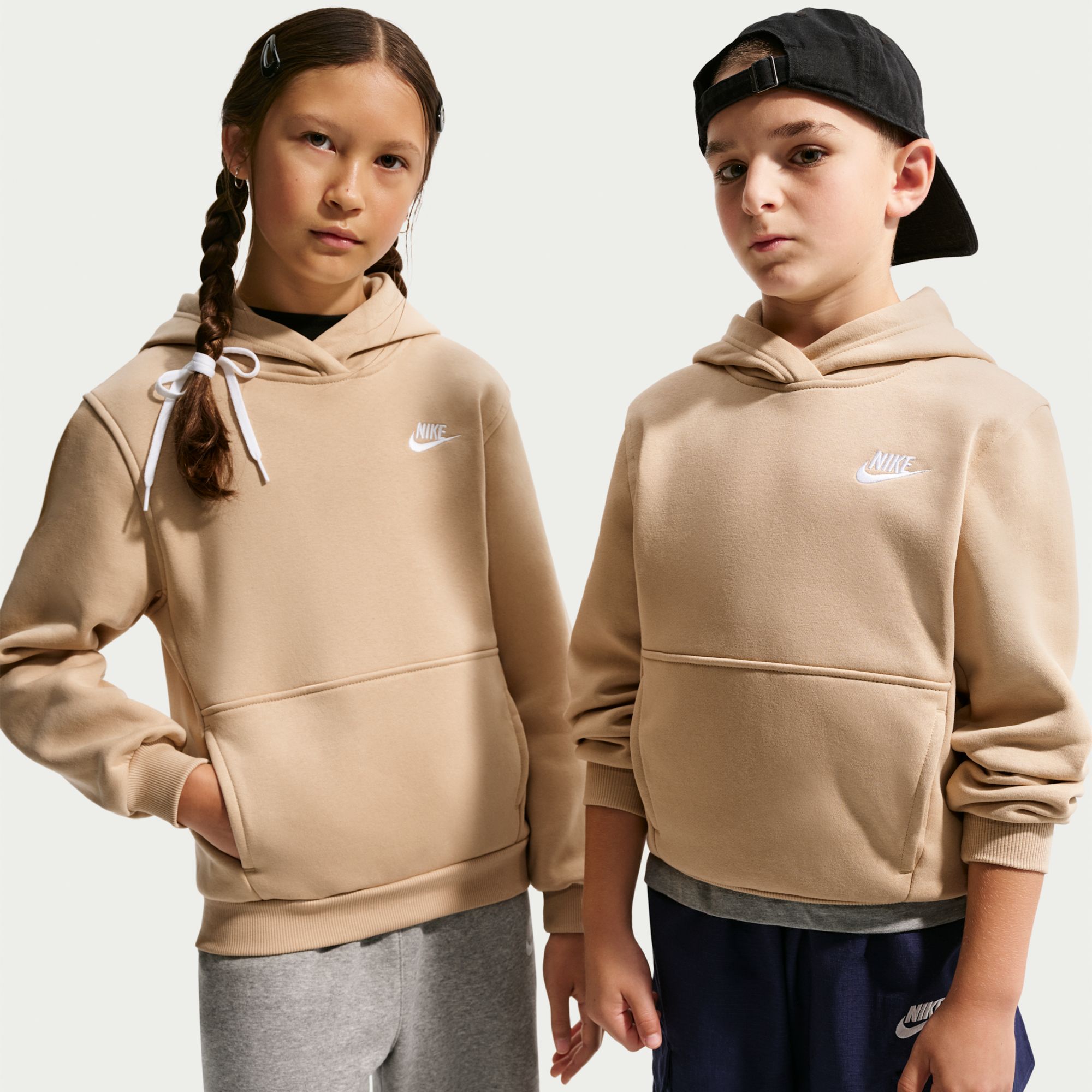 Nike Kids' Fit Sportswear Club Fleece Hoodie