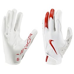 Grip Boost Cheetah Stealth 5.0 Football Gloves - Adult Sizes, White Cheetah / Medium