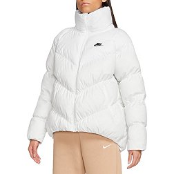 nike men life therma fit synthetic fill winter jacket black white