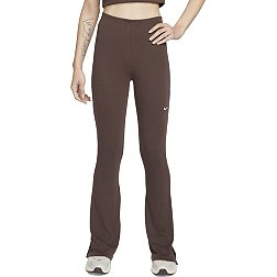 Nike, Pants & Jumpsuits, Nike Metallic Maroon Dark Red Shiny Glitter  Leggings Large Dri Fit With Pocket