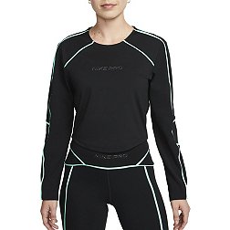 Nike Women's Pro Dri-FIT Long-Sleeve Cropped Training Shirt