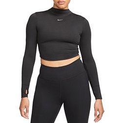 Nike Women's Dri-FIT One Luxe Long Sleeve Cropped Top