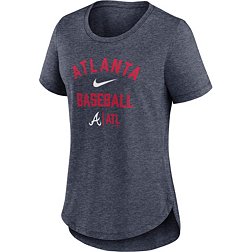 Nike Women's Atlanta Braves Navy Local Logo T-Shirt