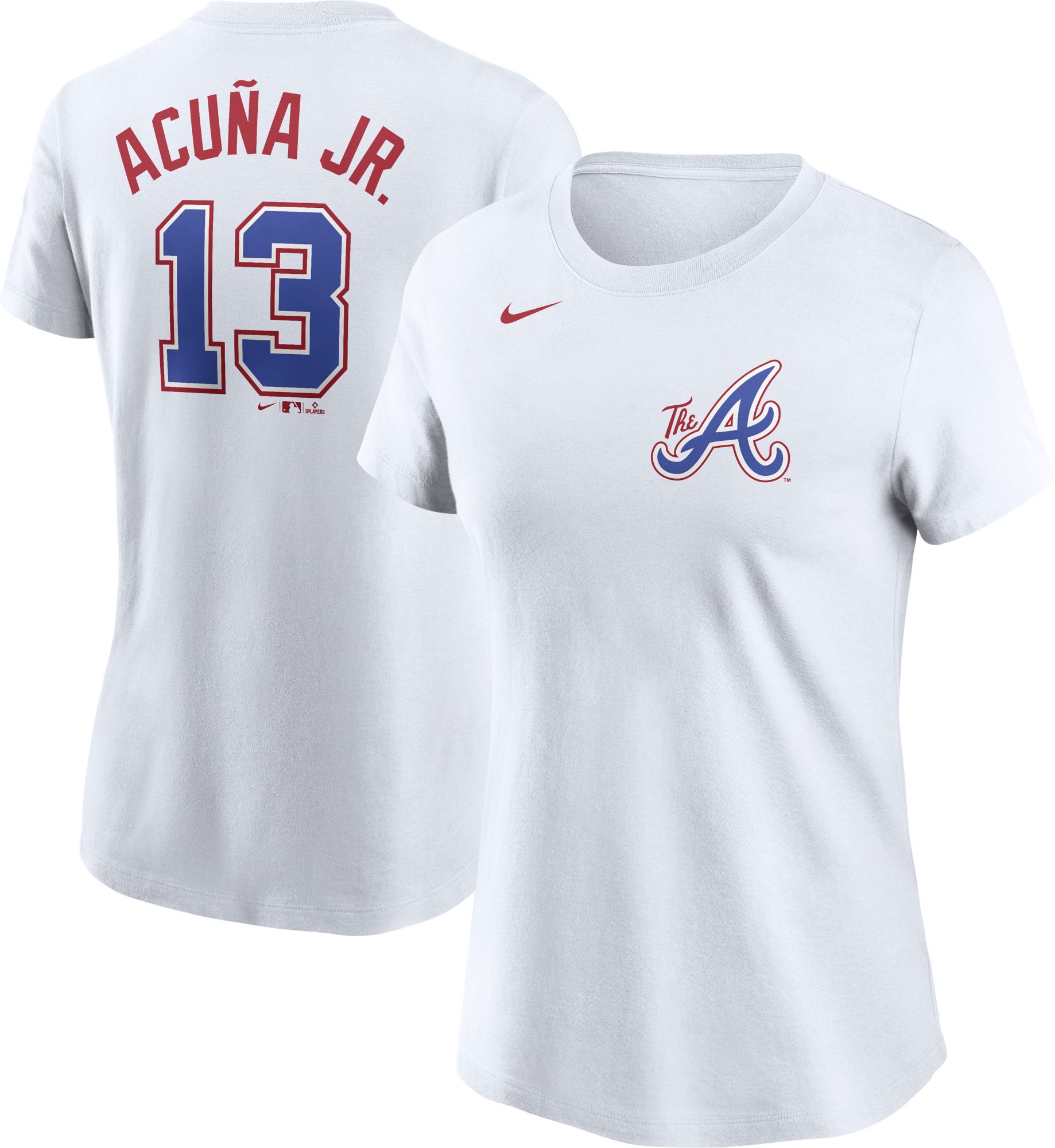 Atlanta Braves Nike Jersey Ronald Acuna Jr. Navy-White Split