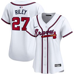Nike Women's Atlanta Braves Austin Riley #27 White Limited Vapor Jersey