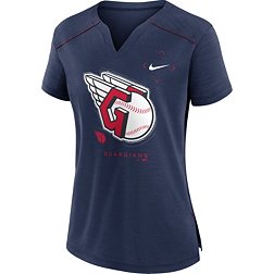 Nike Women's Cleveland Guardians Navy Pride V-Neck T-Shirt