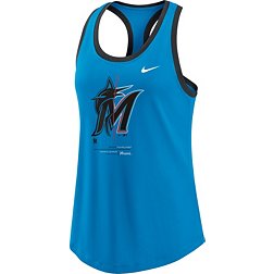 Nike Women's Miami Marlins Blue Team Tank Top