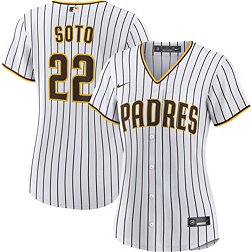 Nike Women's San Diego Padres Juan Soto #22 White Cool Base Home Jersey