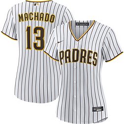 Manny Machado #13 San Diego Padres City Connect Black Cool Base Stitched  Jersey.