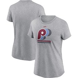 Nike Women's Philadelphia Phillies Grey Retro T-Shirt