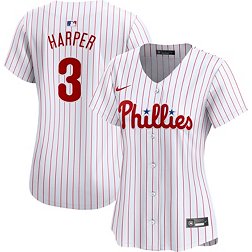 Nike Women's Philadelphia Phillies Bryce Harper #3 White Limited Vapor Jersey