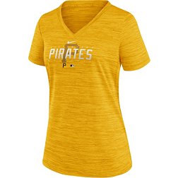 Nike Women's Pittsburgh Pirates Yellow Authentic Collection Velocity Practice T-Shirt