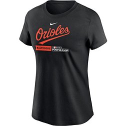 Baltimore Orioles Baseball Bow Tee Shirt Women's XL / White