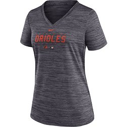 Nike Women's Baltimore Orioles Gray Authentic Collection Velocity Practice T-Shirt
