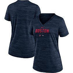 Nike Women's Boston Red Sox Navy Authentic Collection Velocity Practice T-Shirt