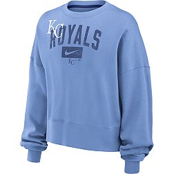 Nike Women's Kansas City Royals Blue Fleece Crew Neck Sweatshirt