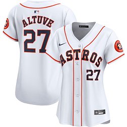 Nike Women's Houston Astros José Altuve #27 White Home Limited Vapor Jersey
